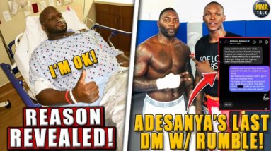 Derrick Lewis' withdrawal REASON REVEALED! Adesanya posts last DM w/ Anthony Johnson! KSI vs. Danis