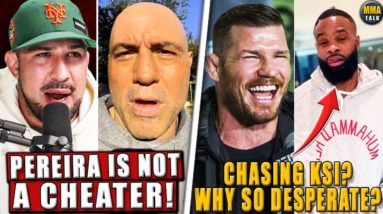 Brendan Schaub RESPONDS to Joe Rogan accusing Alex Pereira of 'sanctioned cheating'! Bisping-Woodley