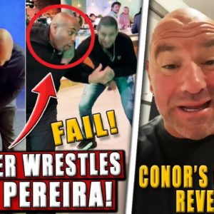 Daniel Cormier WRESTLES Alex Pereira! Dana White REVEALS who will Conor fight in UFC return! Paddy