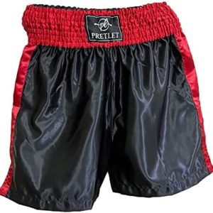 Pretlet Muay Thai Fight Shorts for Men, MMA Shorts Cage Fighting Grappling Martial Arts Kickboxing MMA Shorts Clothing