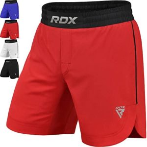RDX MMA Shorts for Training & Kickboxing – Fighting Shorts for Martial Arts, Cage Fight, Muay Thai, BJJ, Boxing, Grappling & Combat Sports – Workout Clothing for Bodybuilding, Gym Exercise & Running