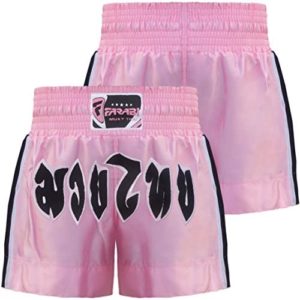 Farabi Sports Muay Thai Shorts Pink Ladies Female MMA Training Shorts Martial Arts Boxing Shorts