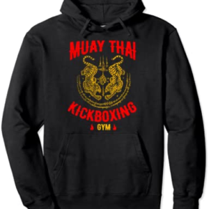 Tiger Muay Thai Kickboxing Gym MMA Training Gift Pullover Hoodie