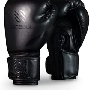 Sanabul Essential Gel Boxing Kickboxing Punching Bag Gloves, For Men and Women