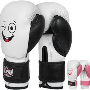 Taipan Sports 6 OZ Boxing Gloves for Kids & Youth, Kids Boxing Gloves for Kick Boxing, Muay Thai and MMA Training Suitable for Beginners (4 to 14 Years).