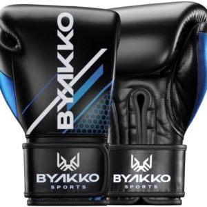 Byakko Boxing Gloves Men Women - Genuine Cowhide Leather Training Sparring Gloves, Kickboxing Gloves for Muay Thai, MMA, Punching Bag Gloves Workout - 10 12 14 16 Oz Guantes de Boxeo