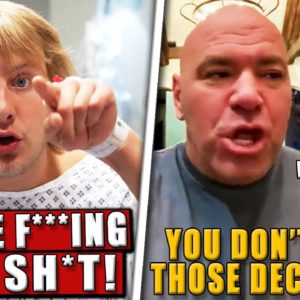 Paddy Pimblett SENDS WARNING from hospital bed! Dana White RESPONDS to Cormier's suggestion! Merab