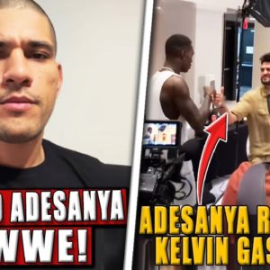 Alex Pereira WARNS he'll send Israel Adesanya to WWE! Adesanya MEETS Kelvin Gastelum! Masvidal-Burns