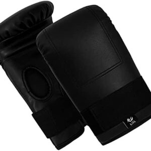 Ultimate - Classic Bag Mitt All Black Bagwork Gloves for Boxing MMA Muay Thai Training