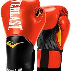 Everlast Elite Pro Style Training Gloves, Red, 16 oz