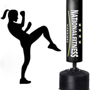 Viinice Free Standing Punching Bag Adult Heavy Punching Bags Heavy Suction Cup MMA Kickboxing Muay Thai Karate Taekwondo High Elastic Reaction Boxing Gloves, Fighting, Sparring Kickboxing