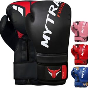 Mytra Fusion Boxing Gloves Men & Women Punching Gloves MMA Muay Thai Gloves Training Workout Kickboxing Gloves
