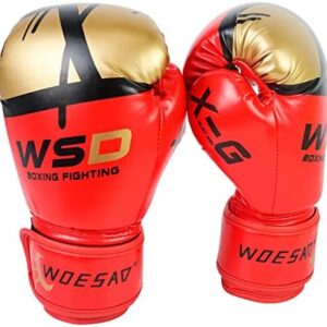Luwint Kids Youth Boxing Gloves 4oz 6oz 8oz, Premium Training Sparring Gloves for 3-5 6-10 10-12 Years and Teens, Beginner Heavy Bag Gloves for Kickboxing Punching MMA Muay Thai