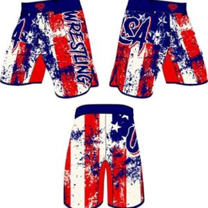 KO Sports Gear Men’s Gym Shorts, Fight Shorts for Working Out, Wrestling, MMA, Grappling, Muay Thai & More