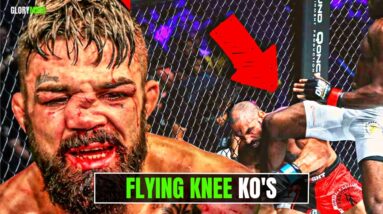 Flying Knee Knockouts in MMA - Review of the brightest fights