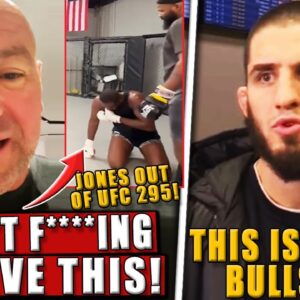 MMA Community 'VERY DISAPPOINTED' with Jon Jones' UFC 295 withdrawal!Islam REACTS to P4P rank update