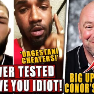 FURIOUS Khabib RESPONDS to Bobby Green's steroid accusations! Dana gives BIG UPDATE on Conors return