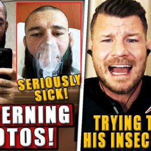 Khamzat Chimaev 'SERIOUSLY sick' + Fans CONCERNED over new photos! Bisping on Strickland's interview