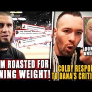 Fans BRUT4LLY ROAST Islam Makhachev for GAINING WEIGHT! Colby RESPONDS to Dana's criticism! IanGarry