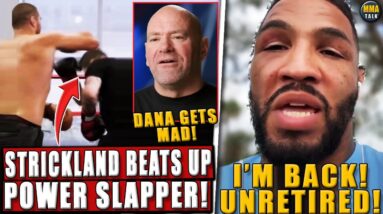 Sean Strickland BREAKS RIBS of Power Slap Fighter & Dana White GETS MAD! Kevin Lee ENDS retirement!