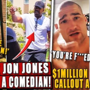 'A VERY DRUNK' Jon Jones HECKLES a comedian! Strickland ACCEPTS Jake Paul's $1million SPARRING offer