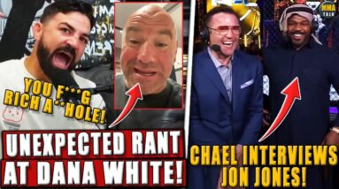 FURIOUS Mike Perry GOES on UNEXPECTED RANT at Dana White! Chael INTERVIEWS Jon Jones! Ngannou reacts