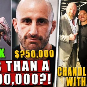 UFC 298 Fighter Salaries REVEALED! Michael Chandler SIGNS w/ WWE?! Pereira gets 'tapped' by a woman