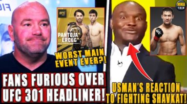 MMA Community VERY DISAPPOINTED over UFC 301 HEADLINER! Usman's REACTION to fighting Shavkat! Conor