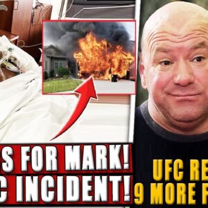 UFC Legend in CRITICAL condition after SAVING his parents from a house fire! UFC releases 9 fighters