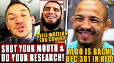 Michael Chandler FIRES BACK at Islam Makhachev! Jose Aldo RETURNS to UFC! O'Malley MOCKS Chito Vera