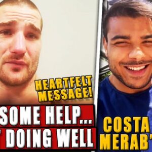 MMA Community CONCERNED for Sean Strickland after NEW VIDEO! Costa STEALS Merab's food!O'Malley-Vera