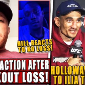 Justin Gaethje's FIRST REACTION after UFC 300 loss! Jamahal Hill REACTS to KO loss!Arman PUNCH3S fan