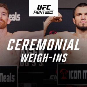 Unveiling the Intense UFC Abu Dhabi Weigh-In