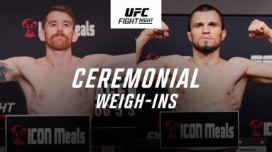 Unveiling the Intense UFC Abu Dhabi Weigh-In