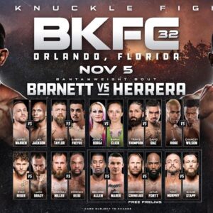 BKFC KnuckleMania 5 video: Eddie Alvarez, Jeremy Stephens exchange words during heated faceoff