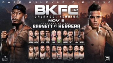 BKFC KnuckleMania 5 video: Eddie Alvarez, Jeremy Stephens exchange words during heated faceoff