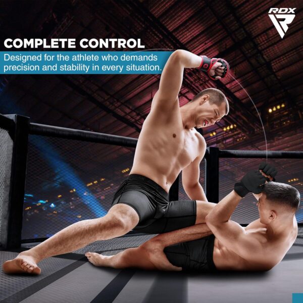 RDX Pro MMA Gloves: Hybrid Open Palm Sparring Mitts for Men & Women - Image 7