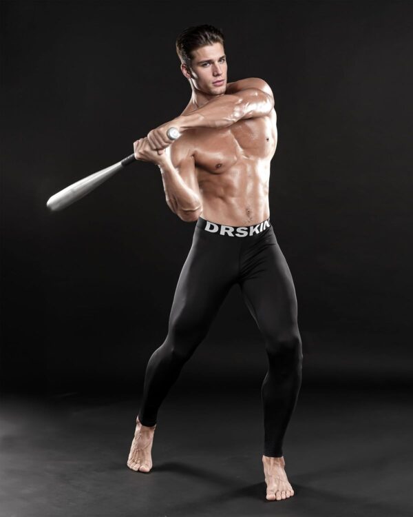 DRSKIN Men's Compression Pants: Thermal Athletic Leggings for Running & Workout - Image 7