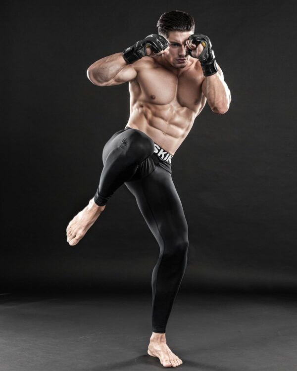 DRSKIN Men's Compression Pants: Thermal Athletic Leggings for Running & Workout - Image 8