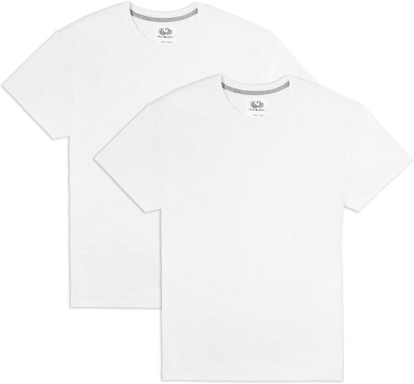 Fruit of the Loom Men's Eversoft Cotton T-Shirts, Breathable & Moisture Wicking with Odor Control, Sizes S-4X