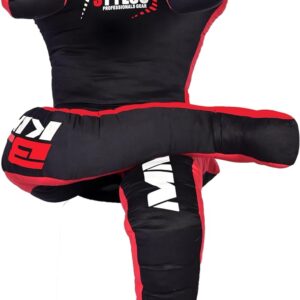 Un-Filled Wrestling Dummy Grappling Dummy for Jiu Jitsu BJJ MMA Judo Karate Adult Kids Youth Tackling Practice Dummies