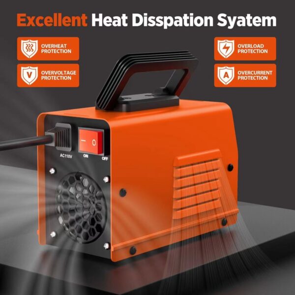 250 Amp Stick Welder: Portable Digital IGBT Inverter w/ LED Display - Image 3
