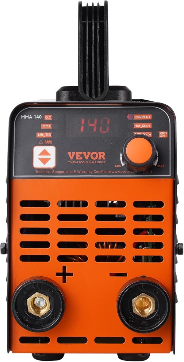 VEVOR 140Amp 2-in-1 Mini Portable ARC/TIG Welder Machine for DIY & Repair - Image 9