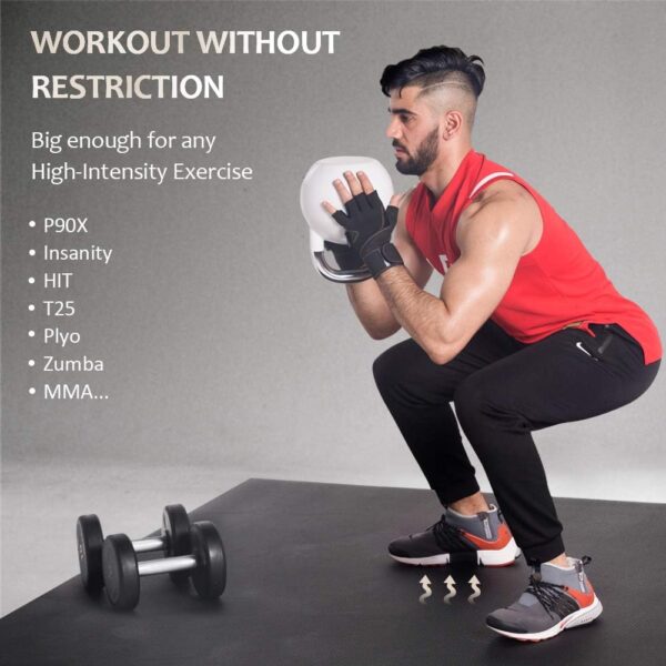 GXMMAT 16'x6' Extra Large Home Gym Exercise Mat for MMA, Weights, Fitness - Image 2