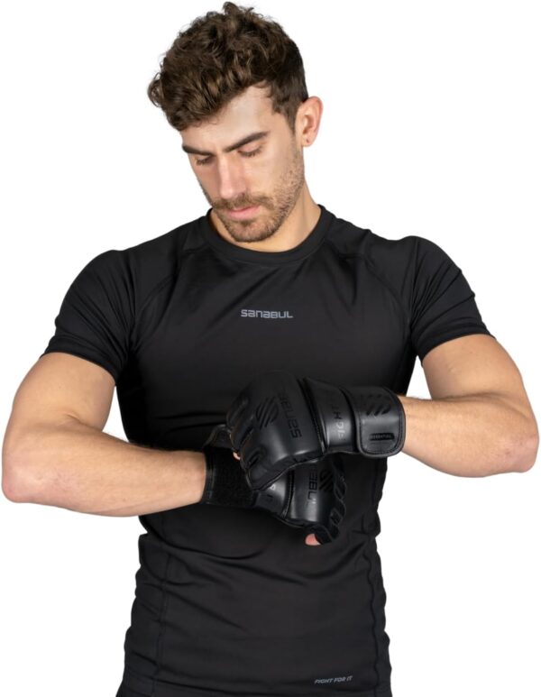Sanabul 4oz MMA Gloves Pro Sparring Grappling Training Gloves for Men Women - Image 4