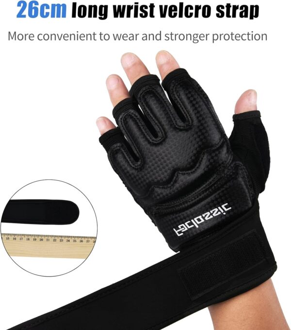 Pro MMA Half Finger Boxing Gloves - Kickboxing Sparring Gear for Men, Women & Kids - Image 4