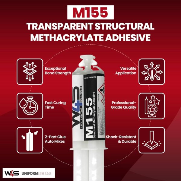 Marine-Grade Clear Methacrylate Adhesive | Heavy Duty Metal & Plastic Repair Glue - Image 2