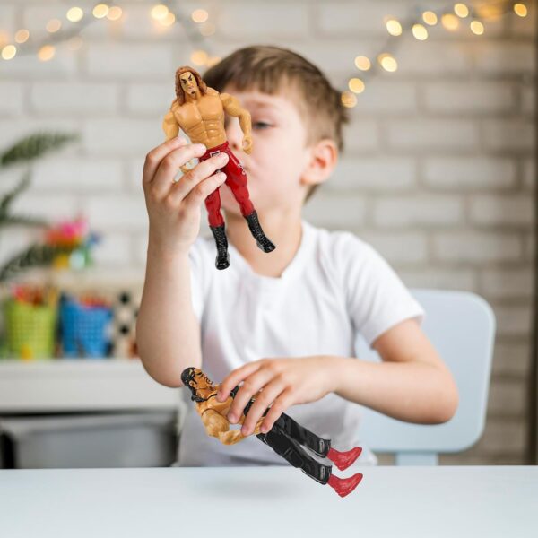 WWE Wrestling Action Figures Set - 12 Realistic 7-Inch Fighters for Kids' Play - Image 2