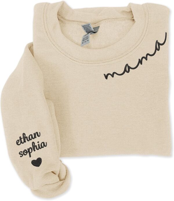 Custom Mama Sweatshirt with Kids Names | Personalized Mom Gift - Image 5