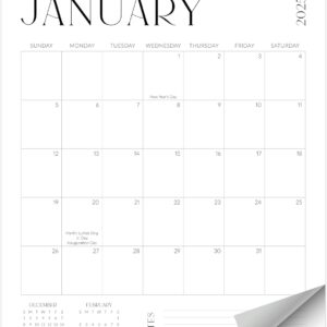 Beautiful 2025-2026 Wall Calendar - Runs from January 2025 until July 2026 – 14.5"x11.5" Office Wall Calendar for Easy Organizing